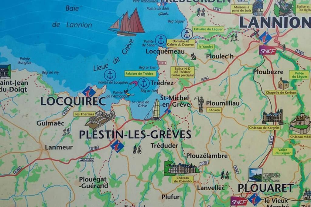 Gite 3 Personnes, Possibilite Table D'Hotes Le Soir Treduder Eksteriør bilde